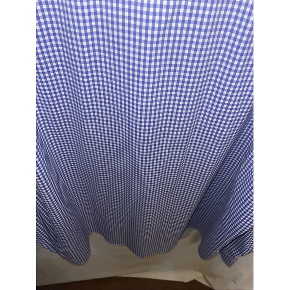 Untuckit Men’s Dress Shirt Size 3XL Blue Gingham Business Formal City - Picture 12 of 12